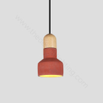 Pendant design lamp  QIE BAMBOO by Bentu Design (Red)