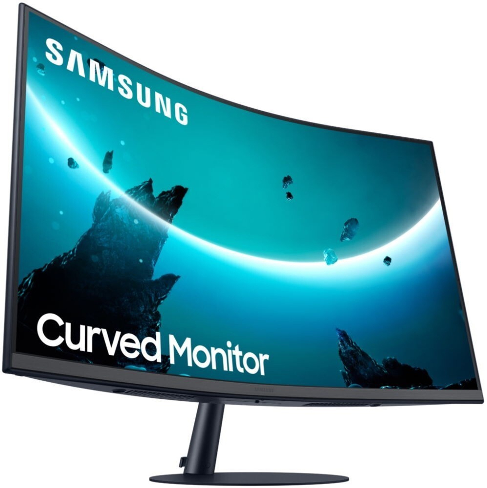 Монитор Samsung 27" C27T550FDI 1920x1080 VA WLED 75Гц 4ms Curved FreeSync VGA HDMI DisplayPort