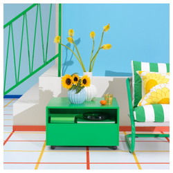 IKEA SKOGSTUNDRA (ИКЕА СКОГСТУНДРА) — Ваза, светло-голубая, 15 см, фото 3