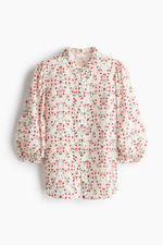 Блузка с рукавами-баллонами — стандартная длина - H&M
