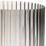 Ваза стеклянная «GREY GLASS» 15*28см
