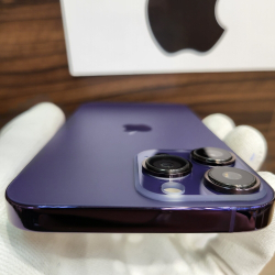 Корпус для iPhone XR в стиле iPhone 14Pro (цвет: Purple - фиолетовый)