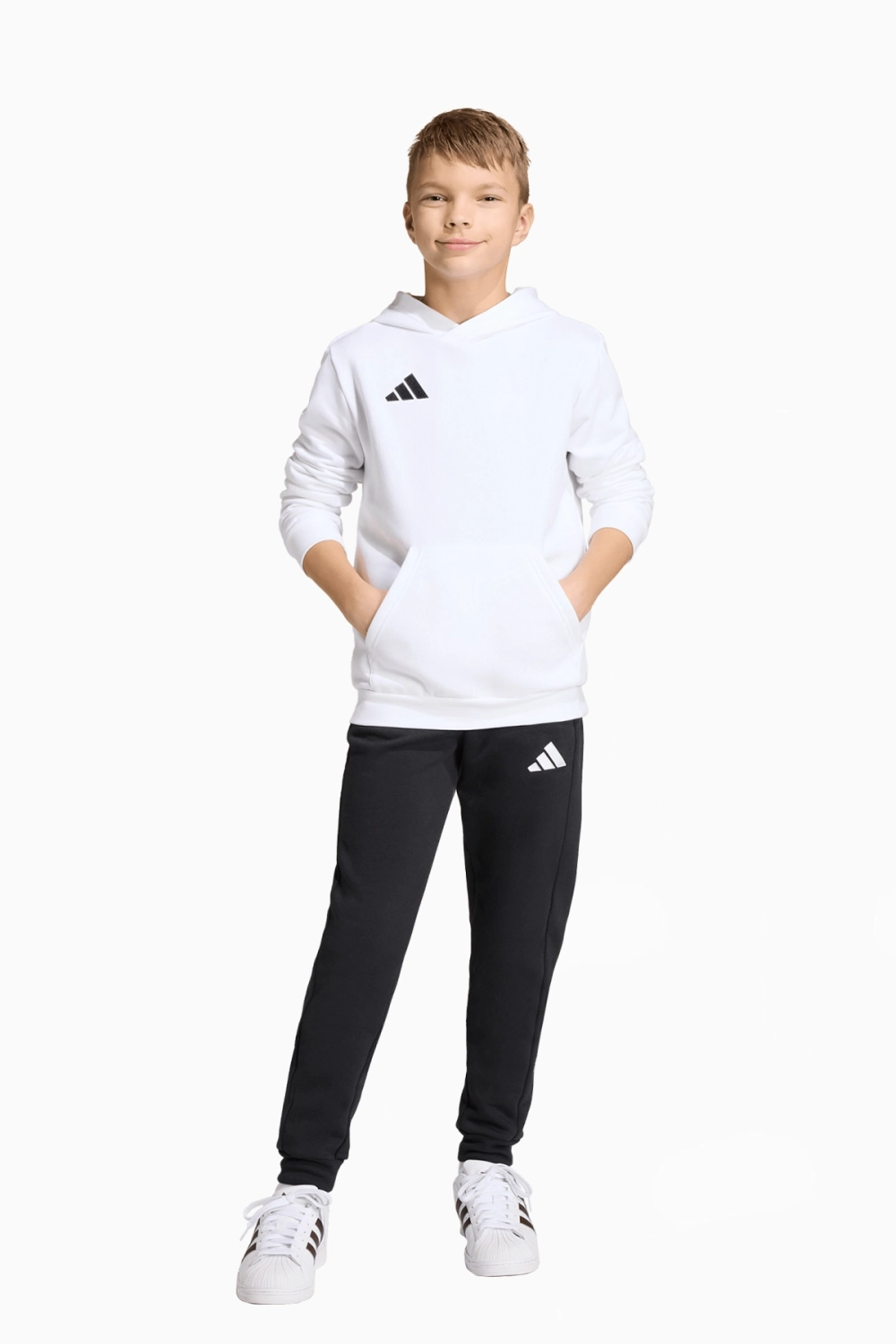 Кофта adidas Entrada 26 Sweat Junior - белый