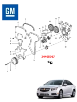 Шкив коленчатого вала Chevrolet Cruze