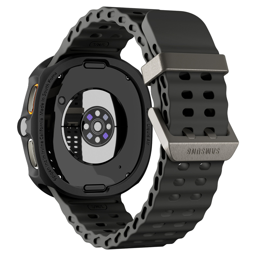 Чехол Spigen Liquid Air для Galaxy Watch 8 (44 mm) черный
