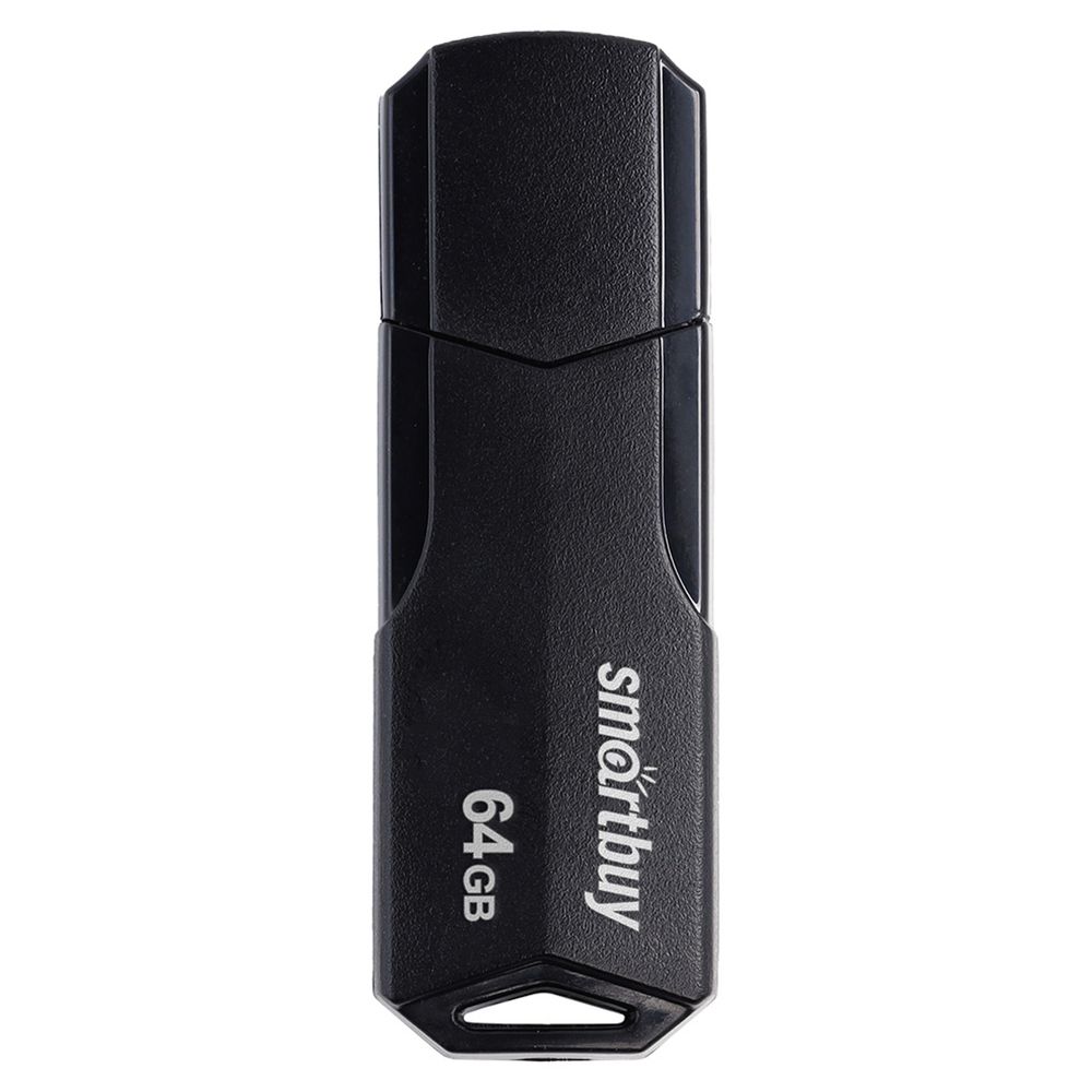 Память 64GB, Smart Buy, Clue, Flash USB 2.0, чёрный, пластик. корпус