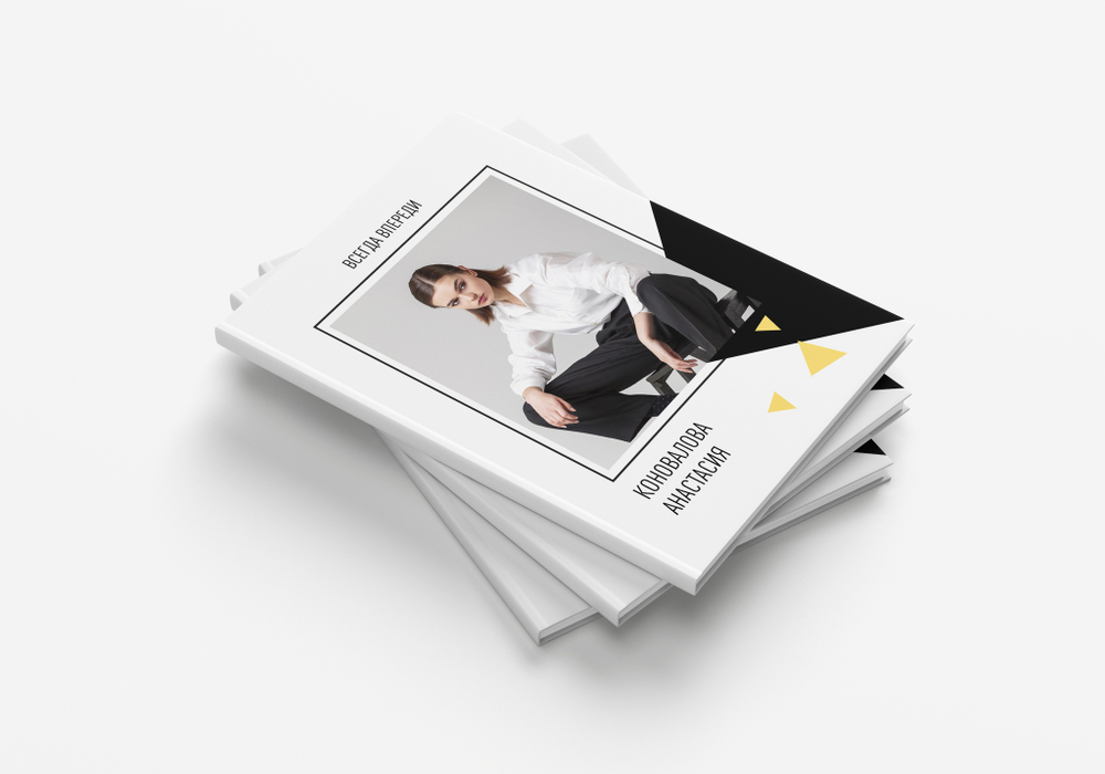 PSD-Шаблон фотокниги "BLACK&YELLOW"