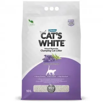 Cat's White Lavender наполнитель комкующийся с ароматом Лаванды