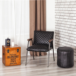 Кресло Secret De Maison STITCH (mod. 2866) металл, кожа буйвола, 63 x 71 x 78 см (67 x 80 x 70 см)