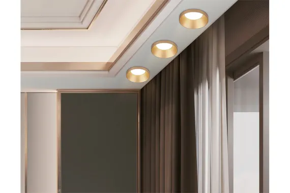 Светильник точечный Ambrella TN102803 MR16 золото 42402