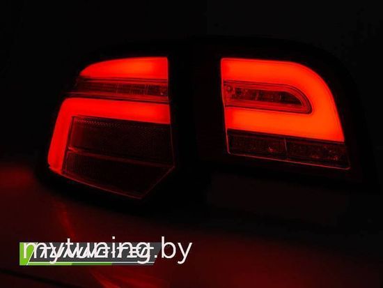 Фонари задние LED BAR RED SMOKE SEQ для AUDI A3 8P 5D 03-08