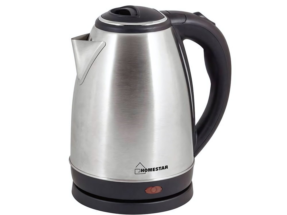 Чайник электрический 1,8л Homestar HS-1010A стальной
