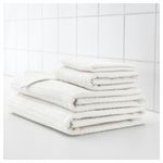 Набор полотенец IKEA VAGSJON (ВОГШЁН), Белый, 30х30 см, 4 шт