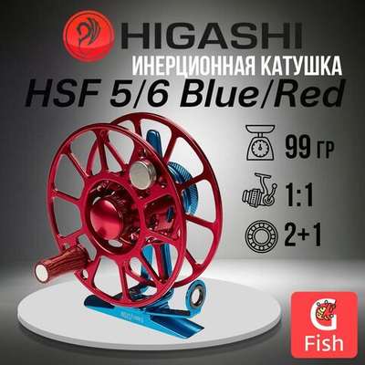 Катушка инерционная HSF 5/6 Blue/Red
