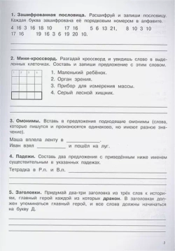 500 заданий на каникулы. 3 класс Русский язык. Упражнения, головоломки, ребусы, кроссворды