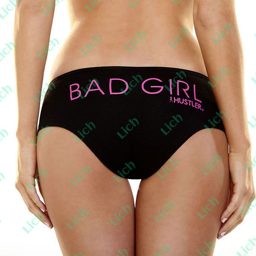 Женские трусики с надписью Bad Girl от Hustler