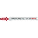 Лобзиковая пилка по пластику PRO Plastics PMMA clean T102BF 92 мм, 5 шт. BOSCH 2608636781