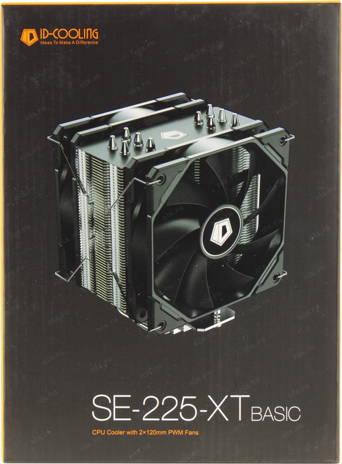 Охладитель ID-Cooling <ID-CPU-SE-225-XT-BASIC> (4пин,115x/1200/1700/2011/2066/AM4/AM5,15.2-35.2дБ,70