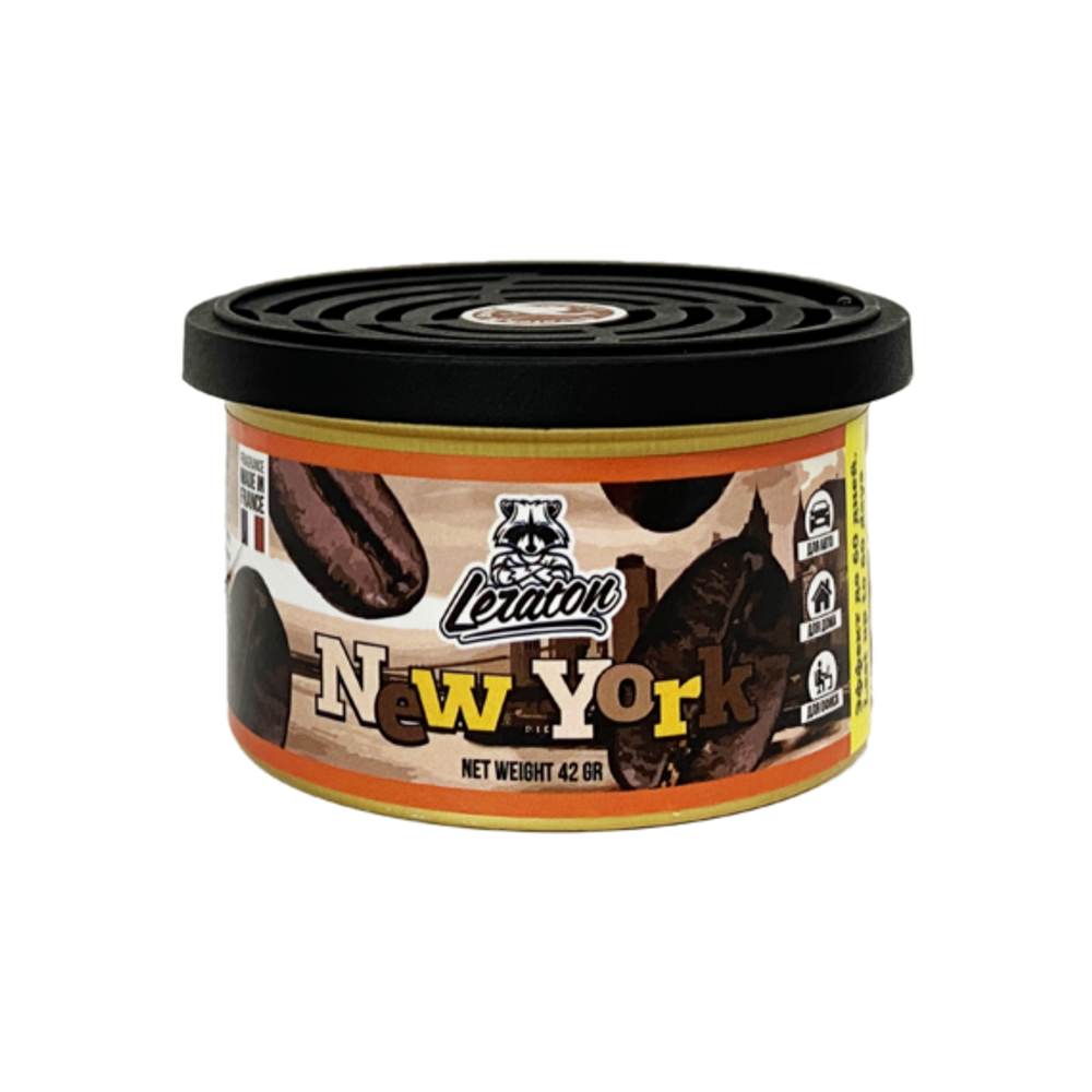 Leraton Ароматизатор для автомобиля в банке New York (Coffee/Кофе)