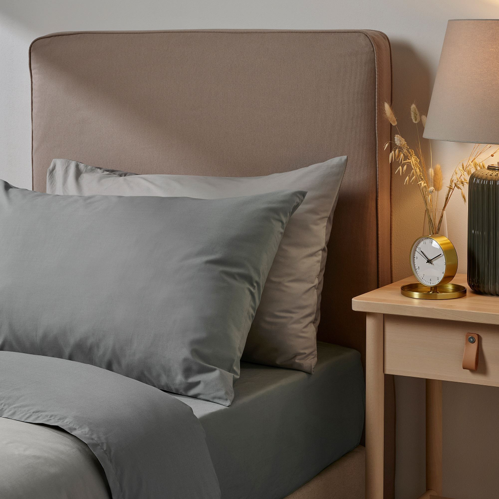 Наволочка IKEA ULLVIDE (УЛЛЬВИДЕ), Серый, 50х80 см