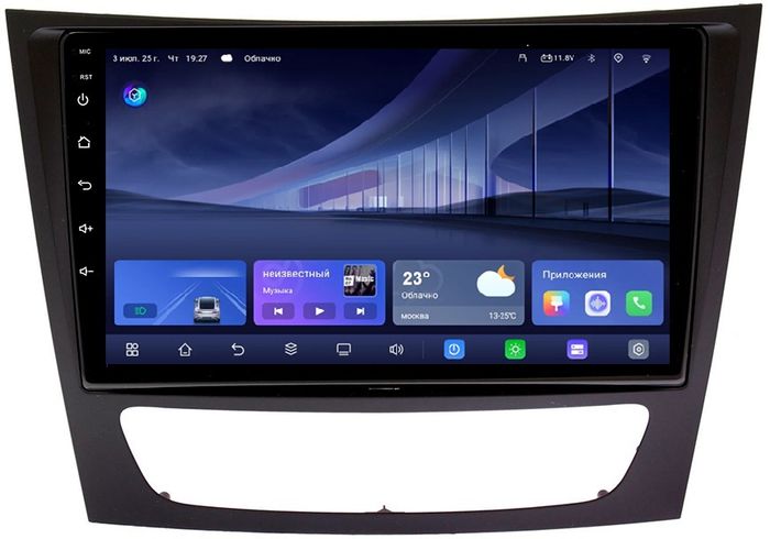 Магнитола для Mercedes-Benz E (W211) 2002-2010, CLS W219 - Kuberg QLed, Android 14, TS105, Быстрейшая, CarPlay, SIM-слот