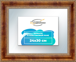 Зеркало настенное в раме 24x30