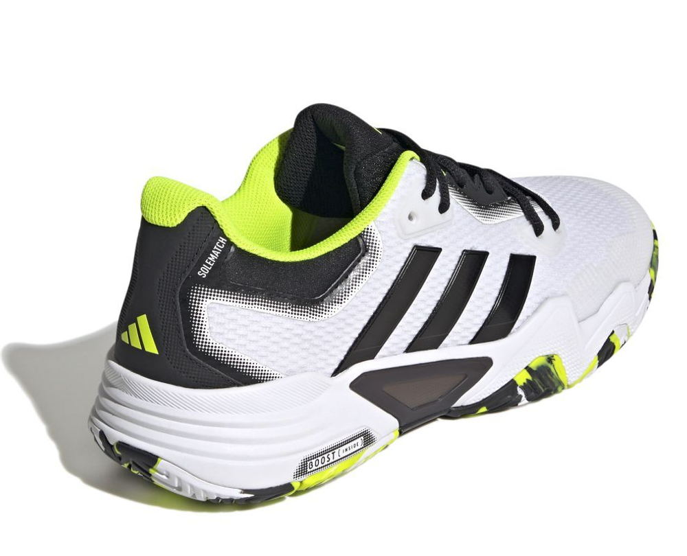 Мужские кроссовки теннисные Adidas Solematch Control 2 - белый