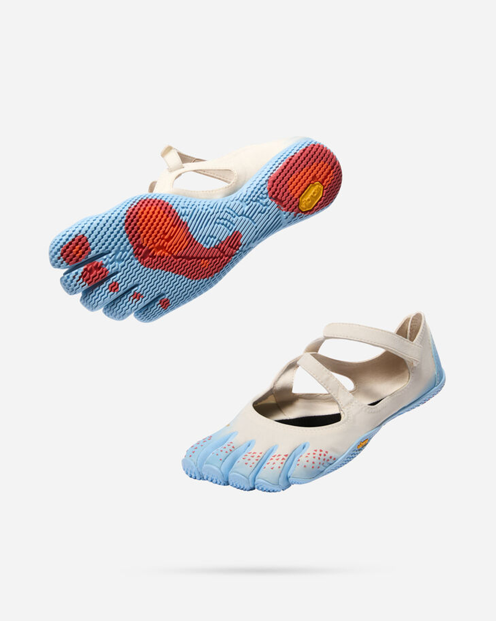 Vibram V-Soul Foot Map, пудрово-голубой