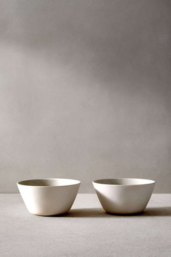 ZARA HOME НАБОР ИЗ 2 ПИАЛ, БЕЛЫЙ