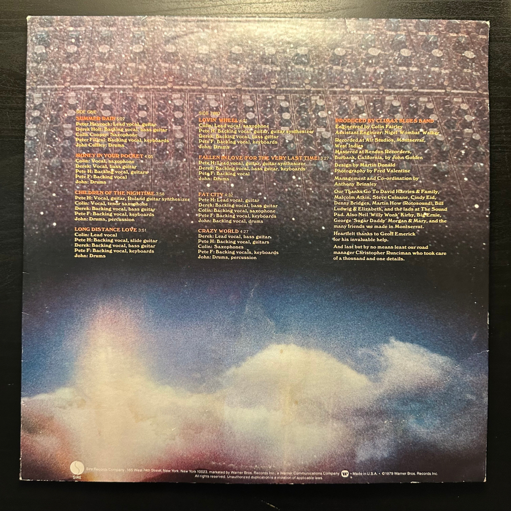 Climax Blues Band - Real To Reel (США 1979г.)