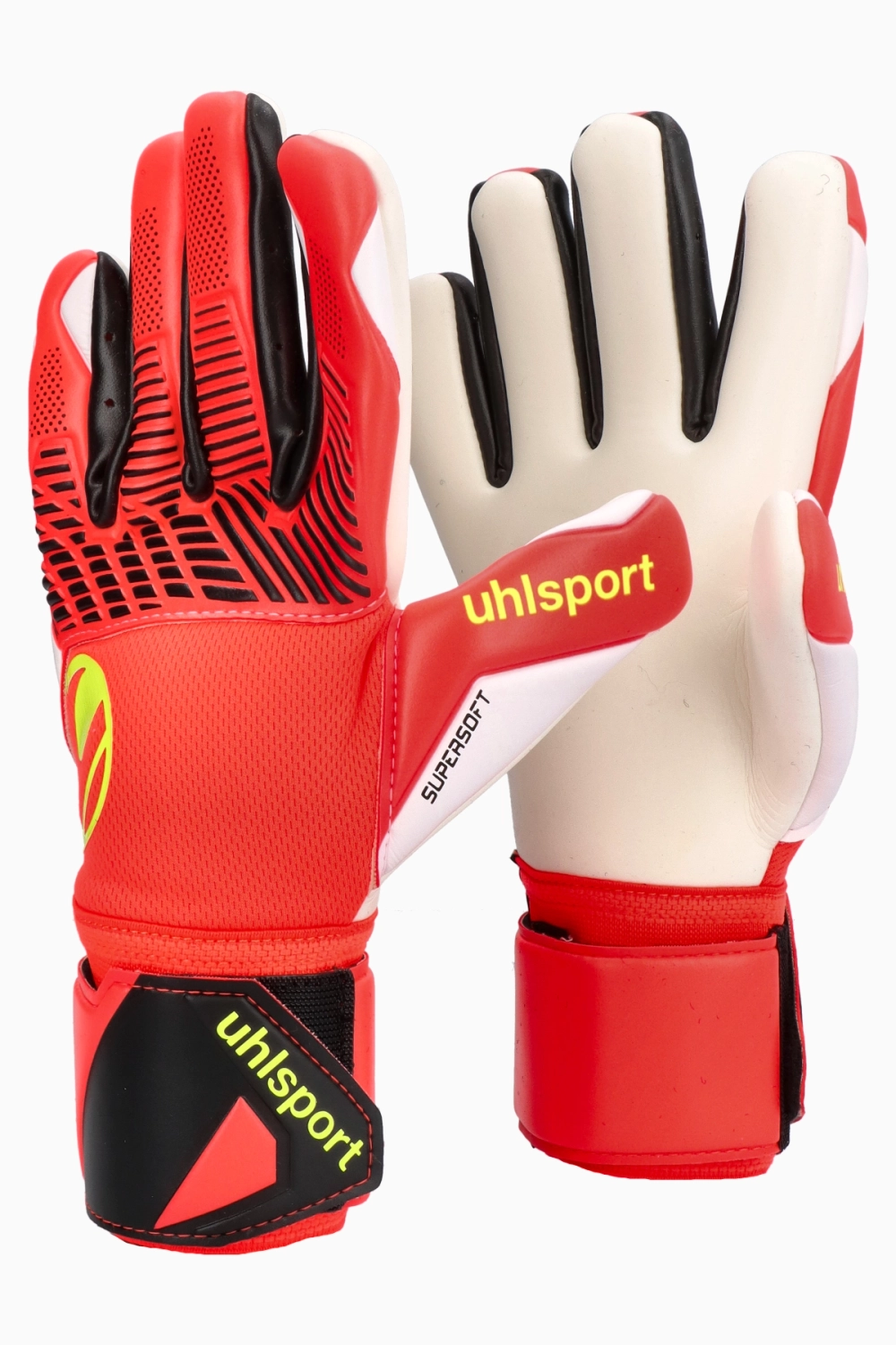 Вратарские перчатки Uhlsport FM ZNE Supersoft HN - красный