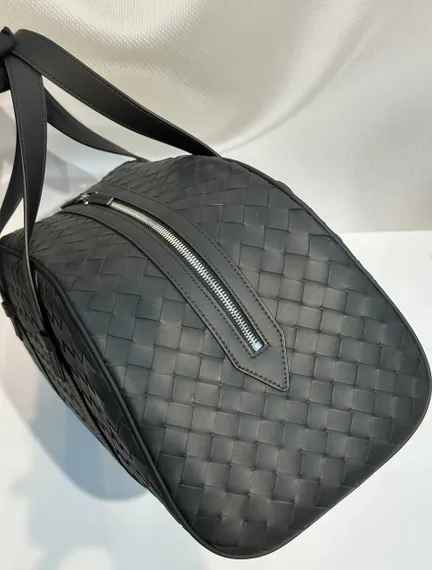 Дорожная сумка Bottega Veneta Intrecciato черный