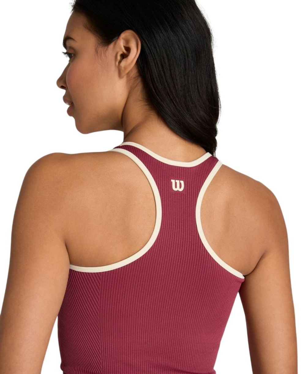Женский топ теннисный Wilson Everyday Brami - cranberry