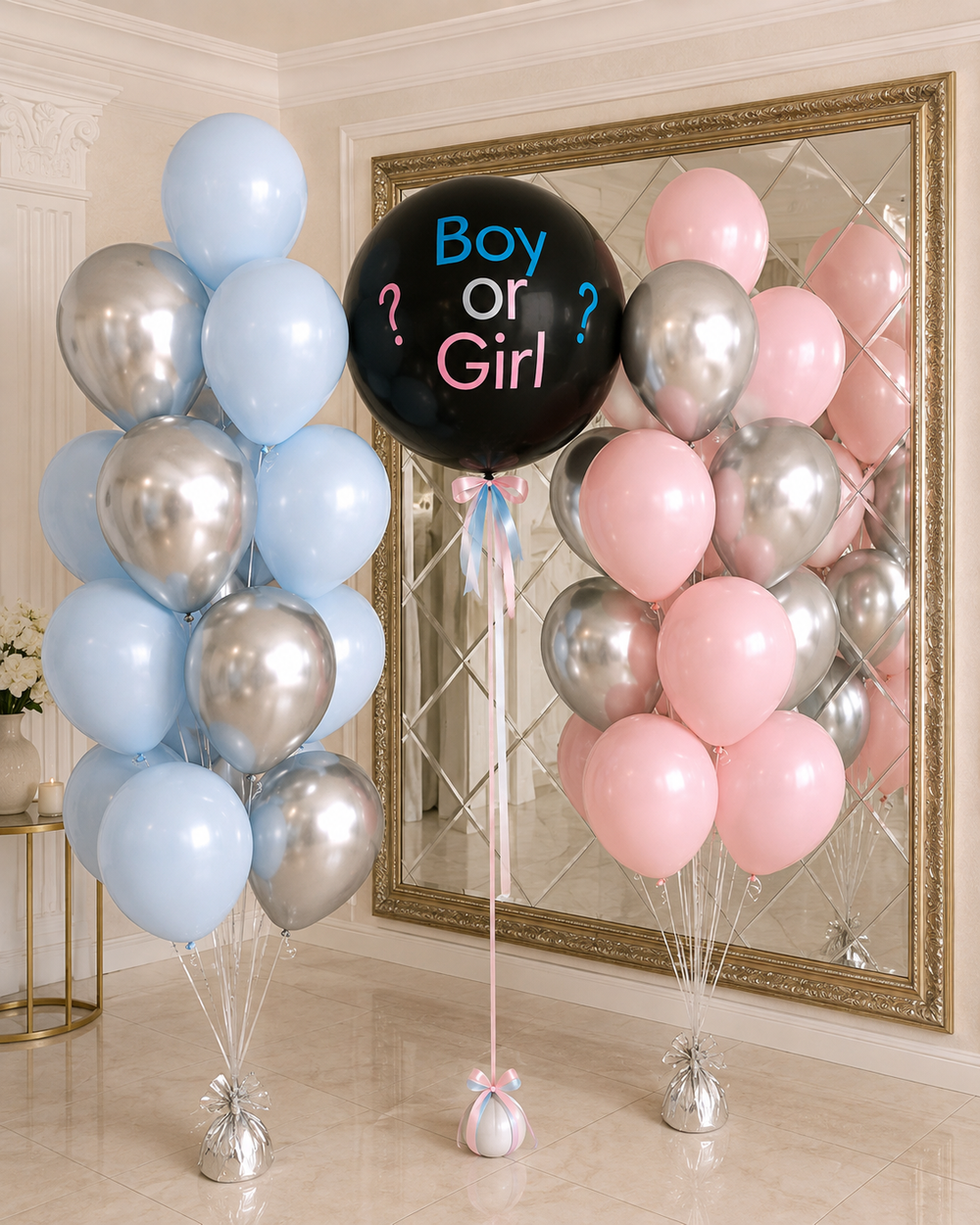 Boy or Girl? с высокими фонтанами
