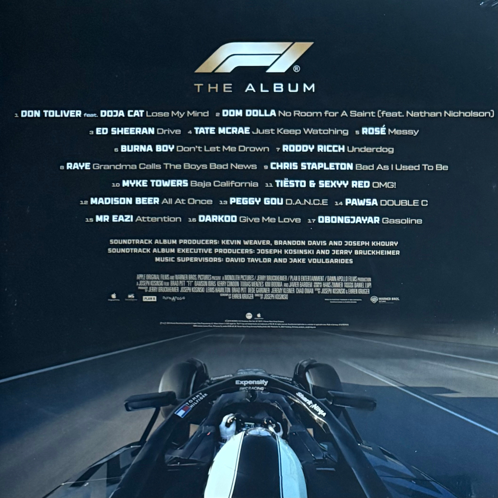 F1 The Album - Music From F1 The Movie (Европа 2025г.) Gold