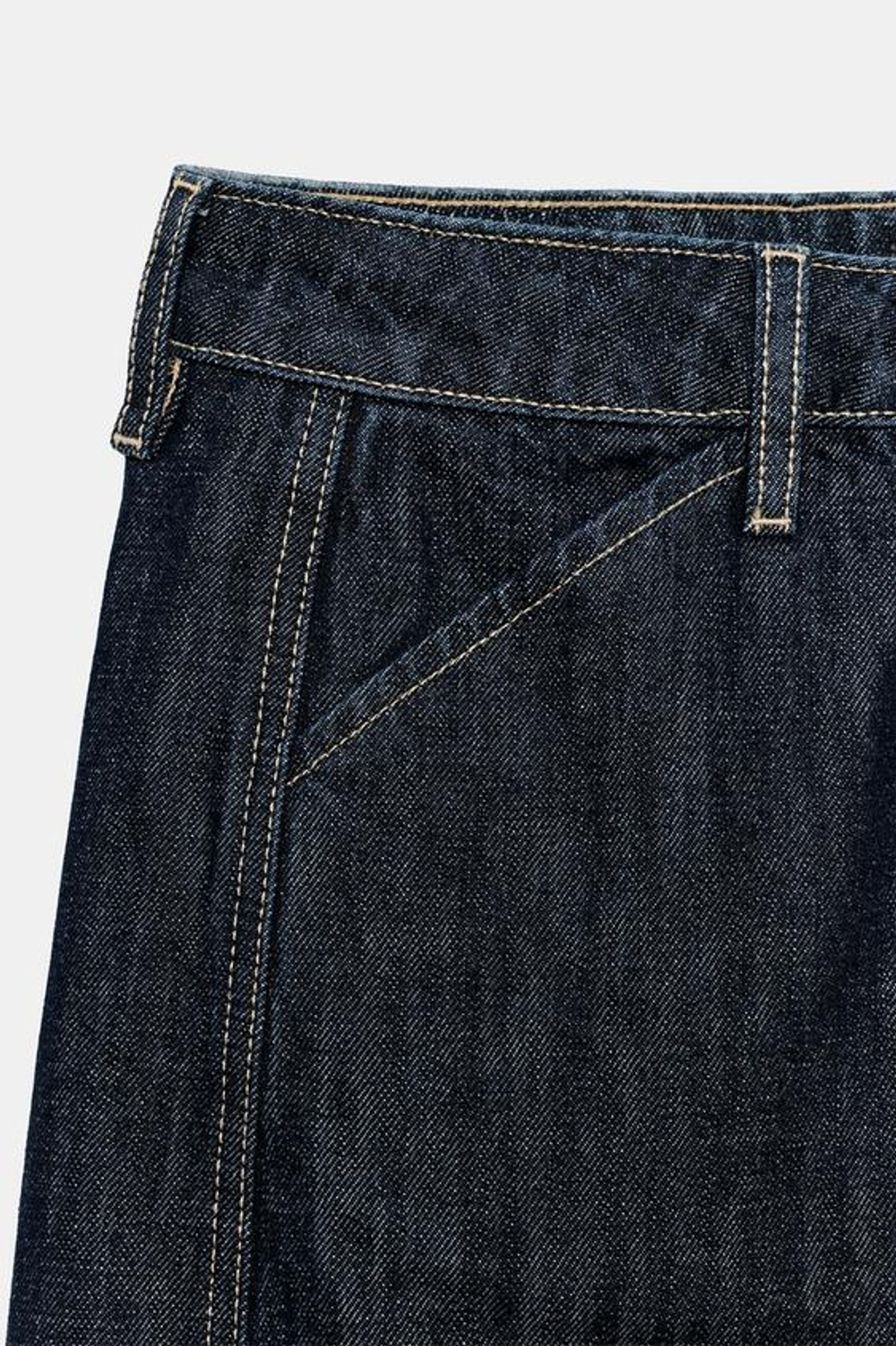 ZARA ДЖИНСЫ Z1975 TAPERED: ВЫСОКАЯ ПОСАДКА, СИНИЙ