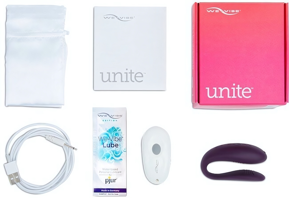 Вибростимулятор для пар We-Vibe Unite (10 режимов) (Цвет: фиолетовый)