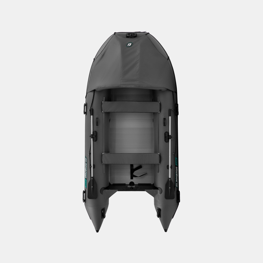 Надувная лодка GLADIATOR C370AL темно-серый