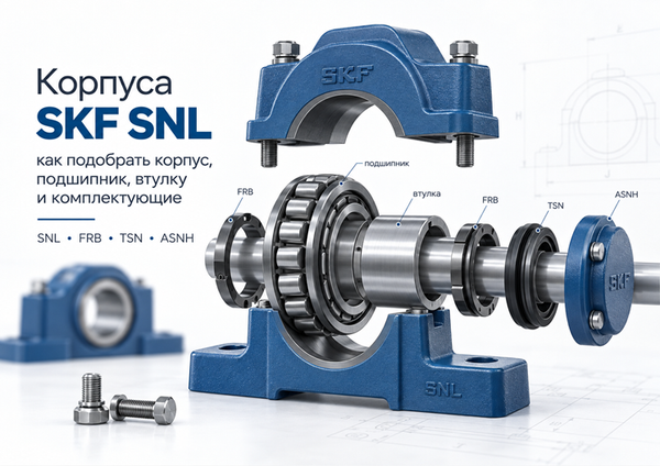 Корпуса SKF SNL: как подобрать корпус, подшипник, втулку и комплектующие Корпуса SKF SNL: как подобрать корпус, подшипник, втулку и комплектующие
