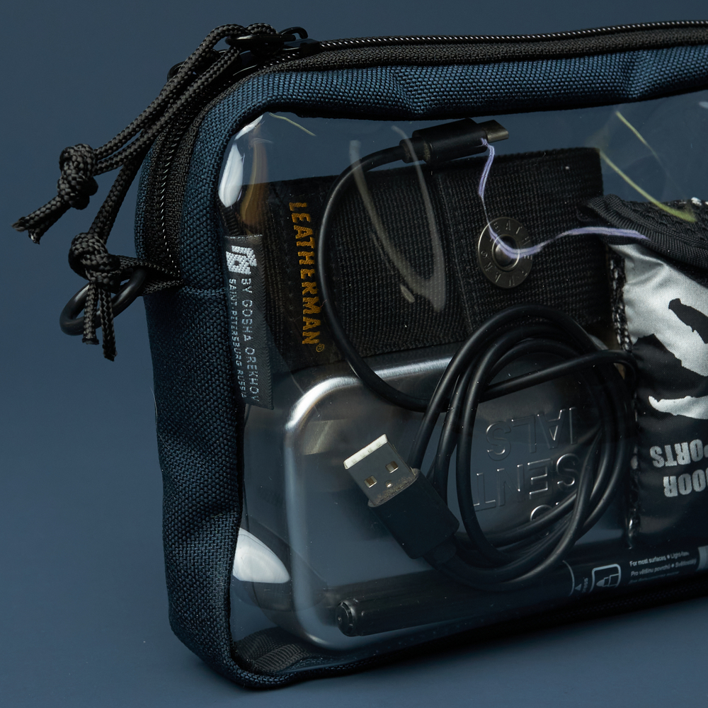 Transparent Case GO box темно-синий
