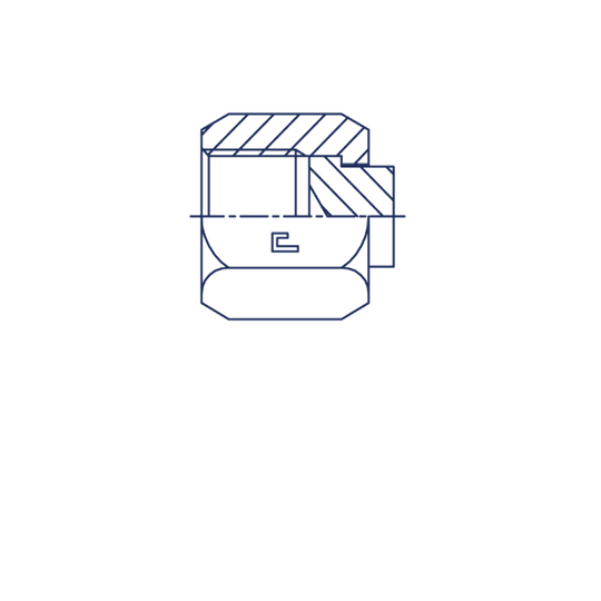 Заглушки (развальцовка 90°) CAST