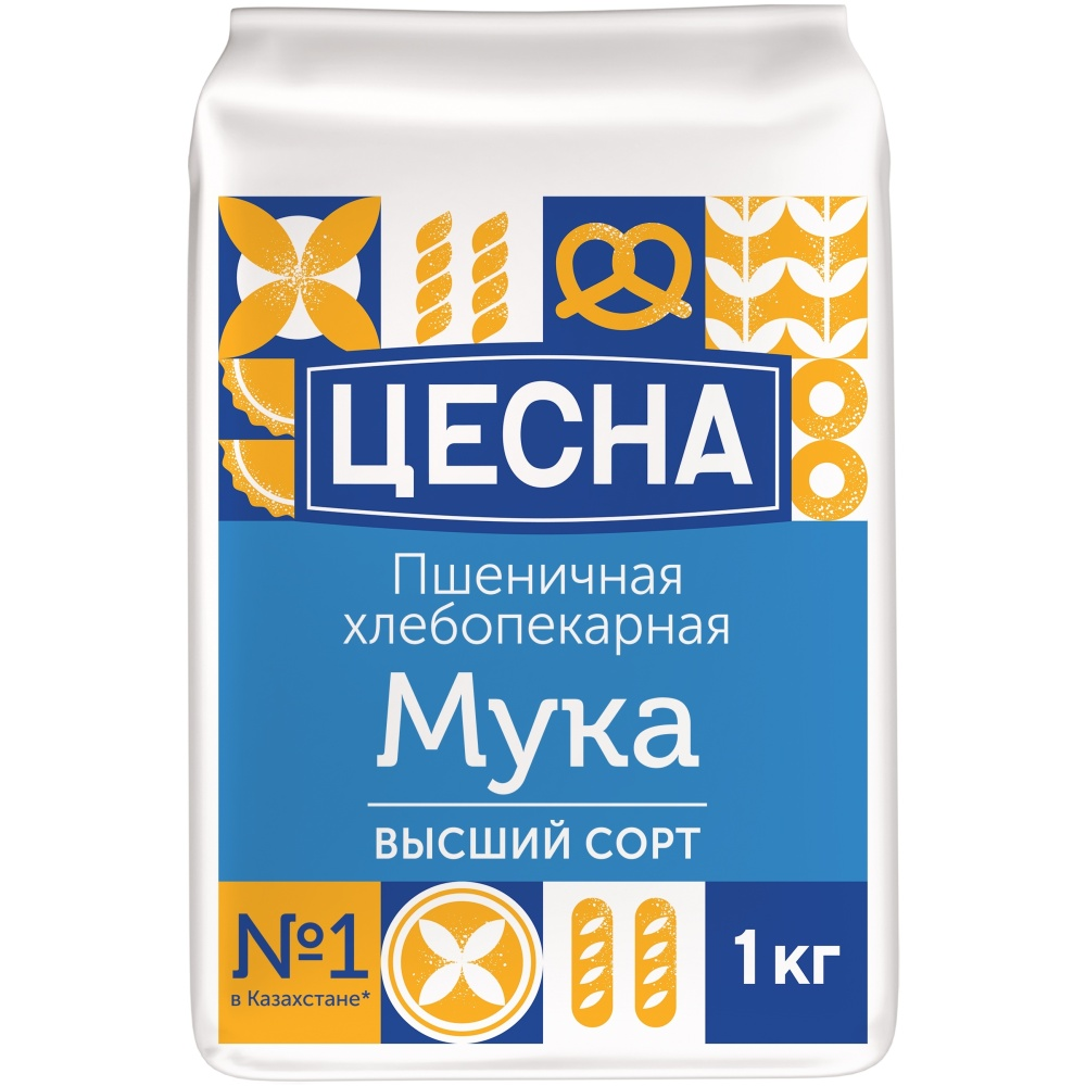 Мука Цесна в/с 1 кг