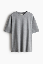 Хлопковая футболка оверсайз - H&M