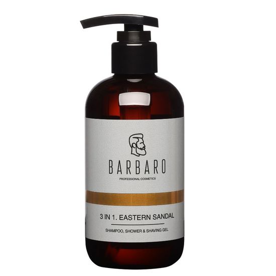 Шампунь-гель BARBARO 3 в 1 EASTERN SANDAL , 250 мл