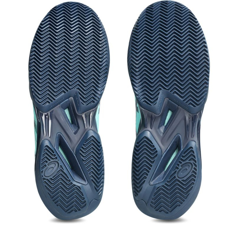 Мужские кроссовки теннисные Asics Solution Speed FF 4 Clay - illuminate mint/night sky