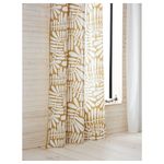 Комплект штор IKEA MAJSMOTT (МАЙСМОТТ), Бежевый с рисунком, 145x250 см, 2 шт