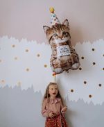 BT Шар фигура КОТ Котенок в колпаке 41"/104 см (БГ-41)
