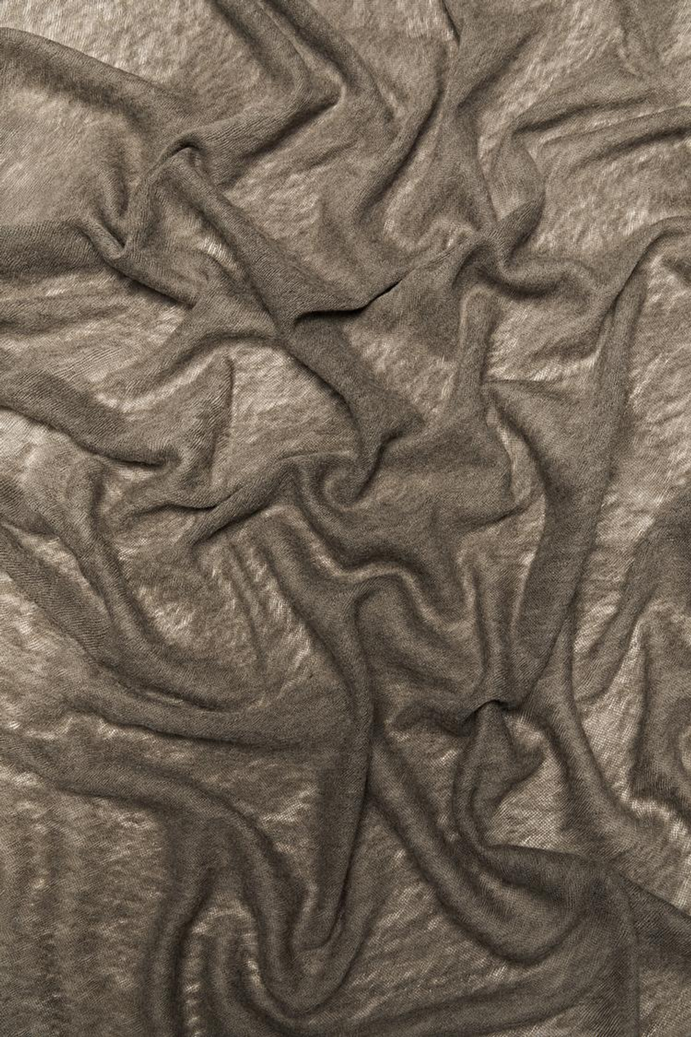 Massimo Dutti Шарф из 100% кашемира, серо-коричневый