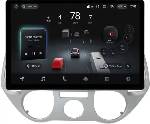 Магнитола для Hyundai i20 2009-2012 (кондиционер) - Teyes CC4-PRO монитор 13" 2K QLED на Android 13, Быстрейшая, Snapdragon 778G, ИИ, CarPlay, DSP, 4G SIM-слот