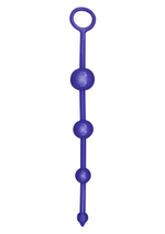 Тёмно-фиолетовая анальная цепочка FUNKY BUTT BEADS